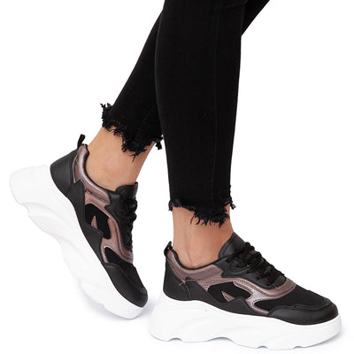Sneakers da donna Zonta, Nero 1