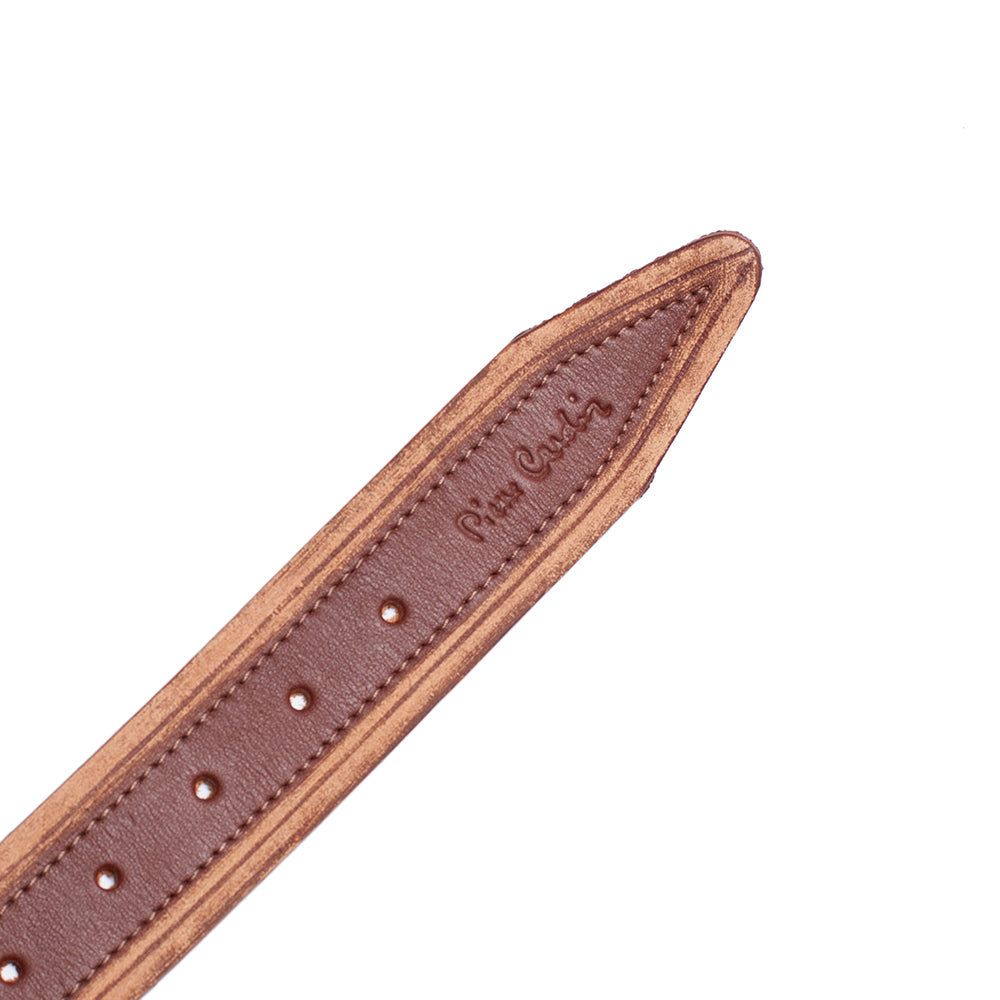 Pierre Cardin | Cintura da uomo in vera pelle GCB304, Marrone 4