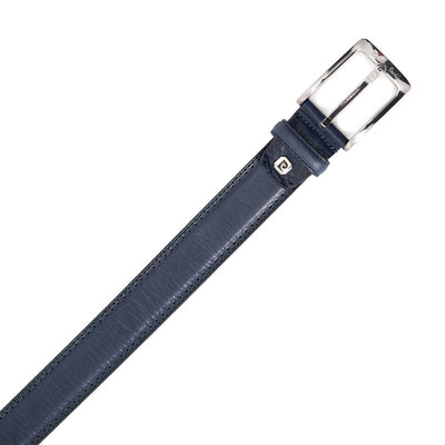 Pierre Cardin | Cintura da uomo in vera pelle GCB333, Blu marino 2