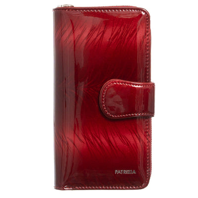 Portafoglio da donna in vera pelle GPD317, Rosso - con protezione RFID 1
