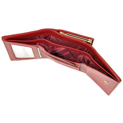 Portafoglio da donna in vera pelle GPD341, Rosso - con protezione RFID 7