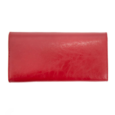 Portafoglio da donna in vera pelle GPD439, Rosso - con Protezione RFID 5