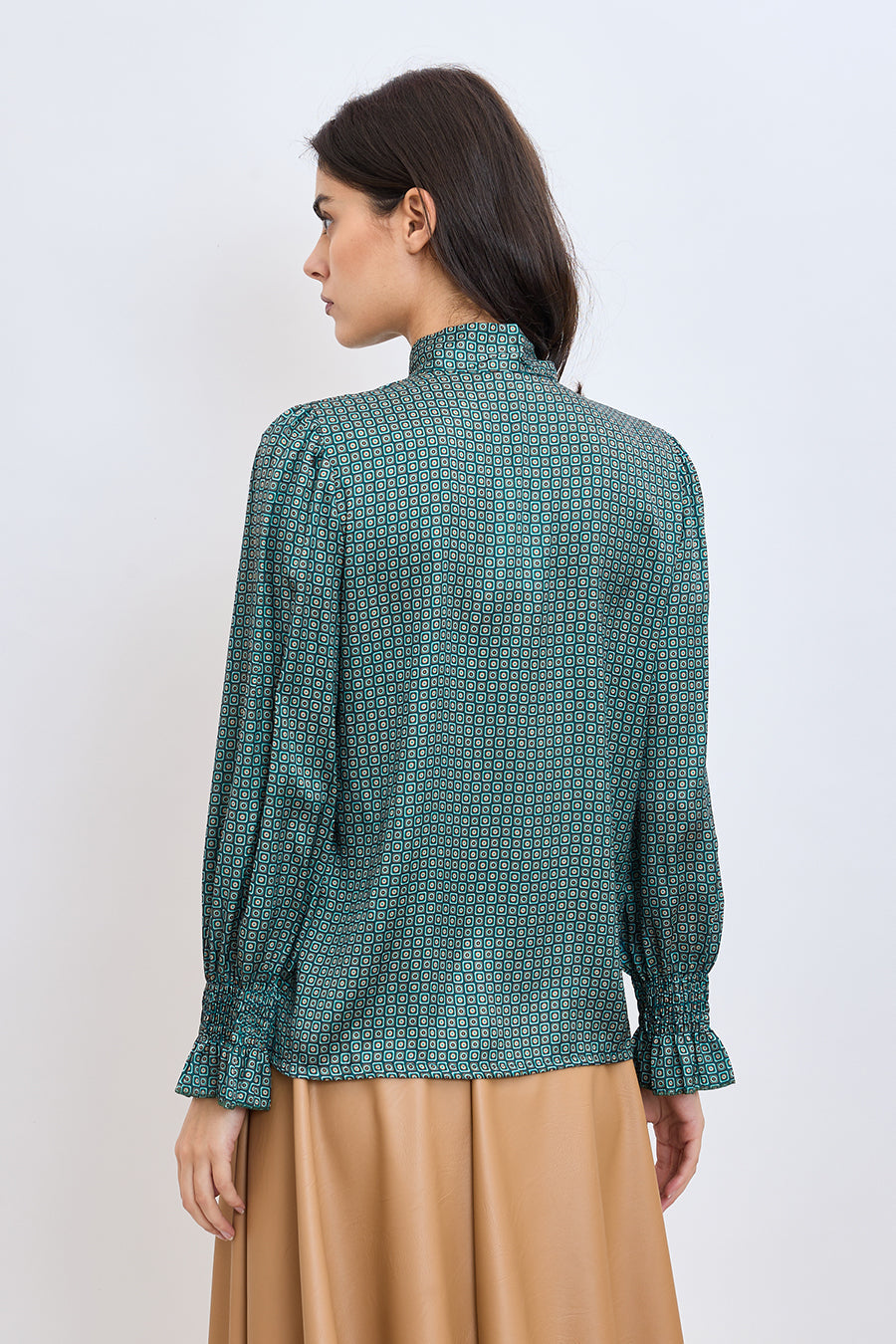 Camicia da donna Isaura, Verde 3