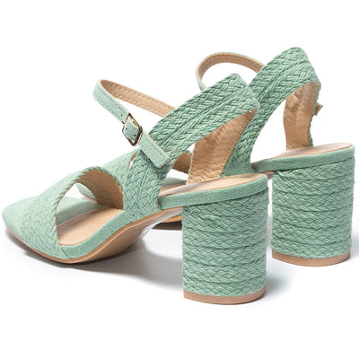 Sandali da donna Kalena, Verde chiaro 4