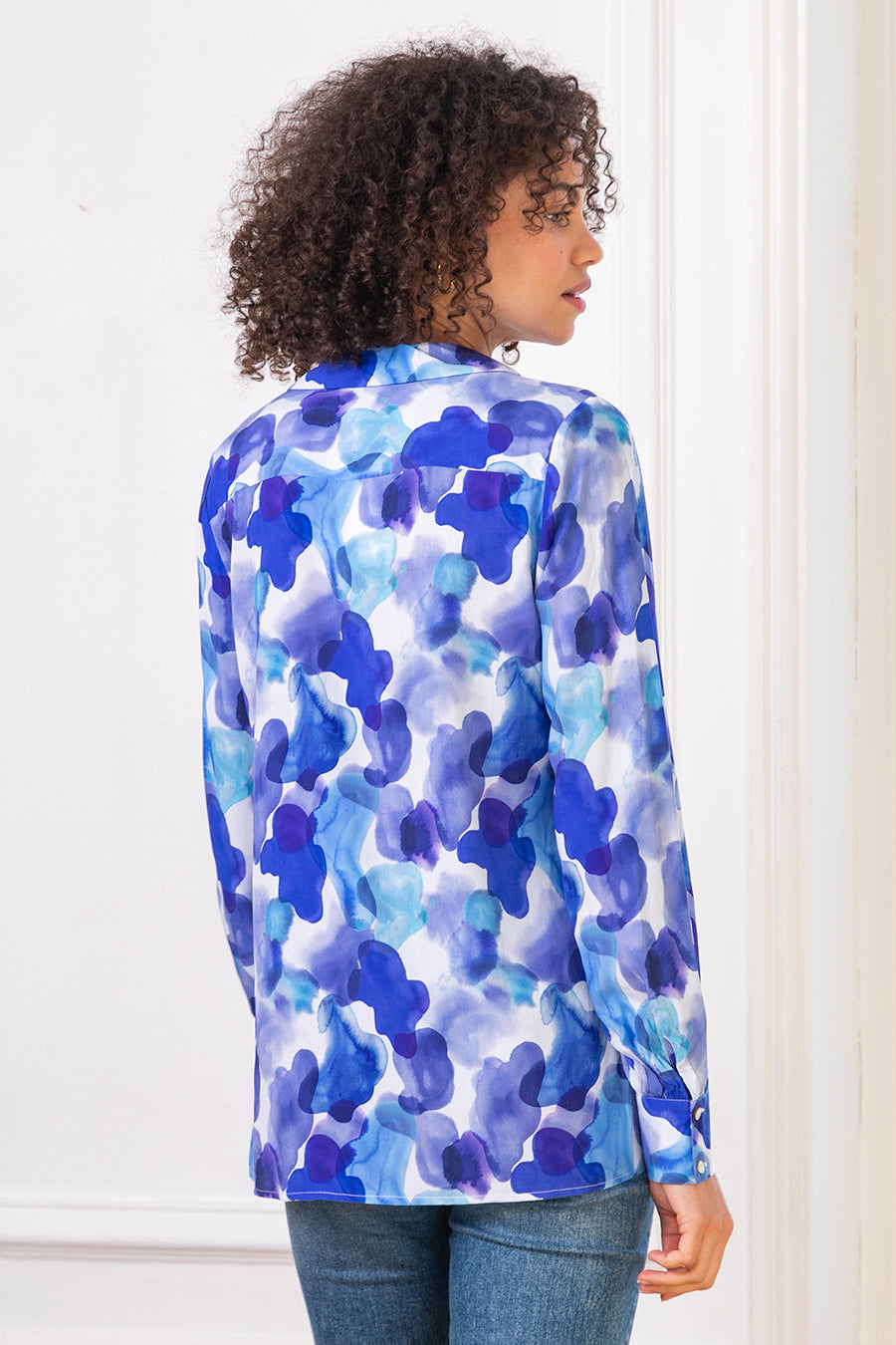 Camicia da donna Kanoa, Blu marino/Viola 4