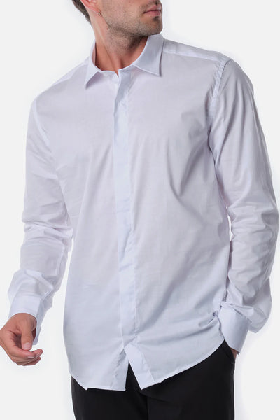 Camicia da uomo Konrad, Bianco 1