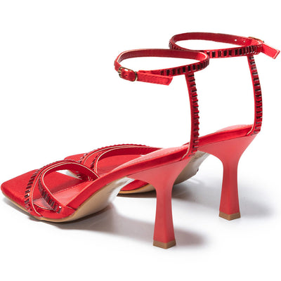 Sandali da donna Lorayne, Rosso 4
