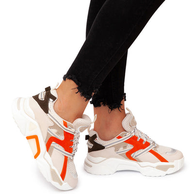 Sneakers da donna Lutheree, Arancione 1