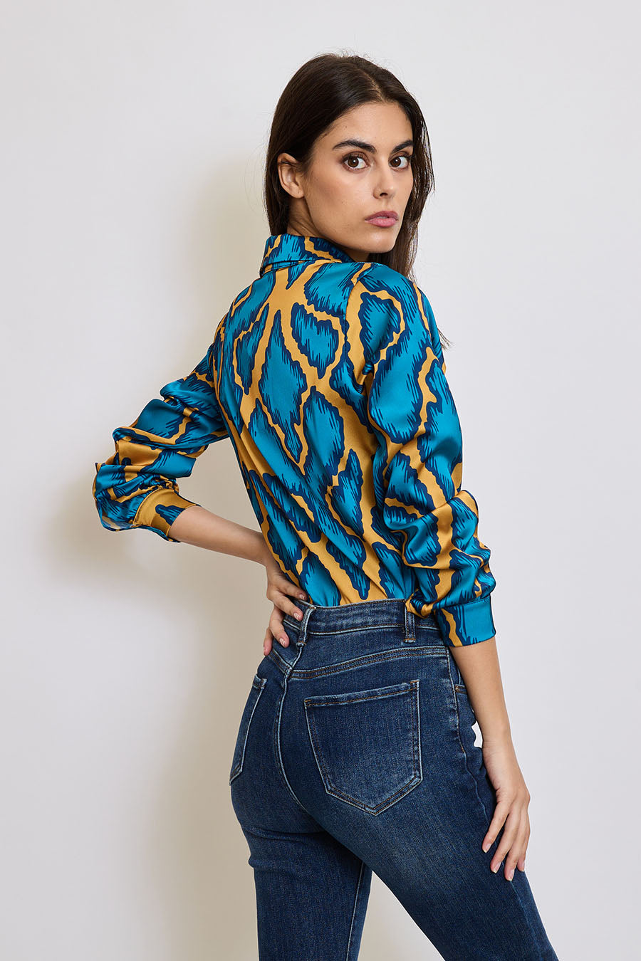 Camicia da donna Melania, Azzurro 3