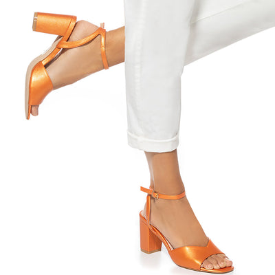 Sandali da donna Minetta, Arancione 1