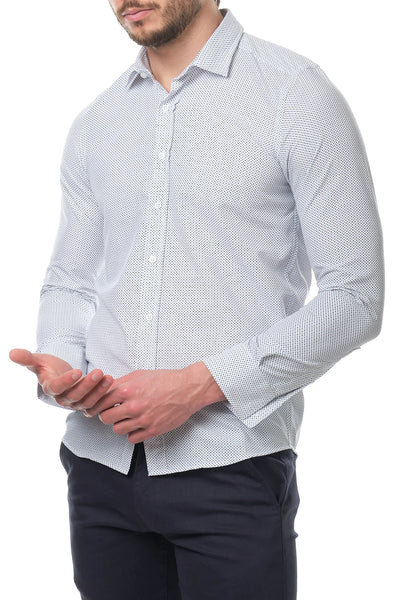 Camicia da uomo Nigel, Bianco 1