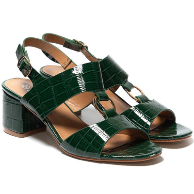 Sandali da donna Nimanor, Verde 2