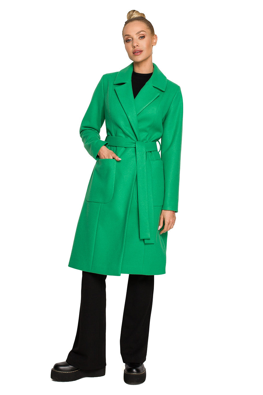 Cappotto da donna Polymnia, Verde 1