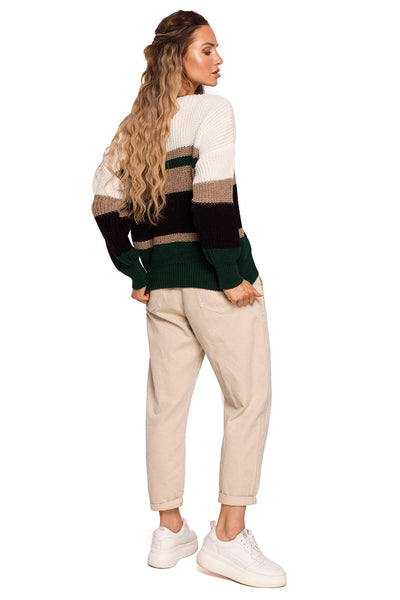 Maglione da donna Aithne, Bianco/Verde 3