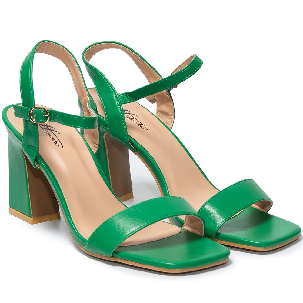 Sandali da donna Raisa, Verde 2