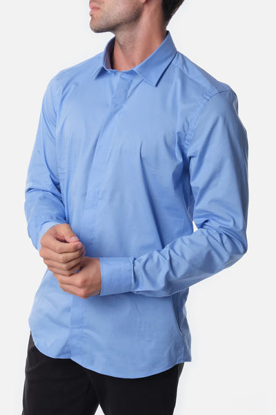 Camicia da uomo Ronald, Azzurro 1