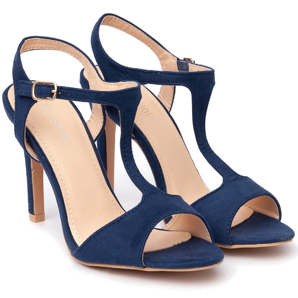 Sandali da donna Dilan, Blu marino 2