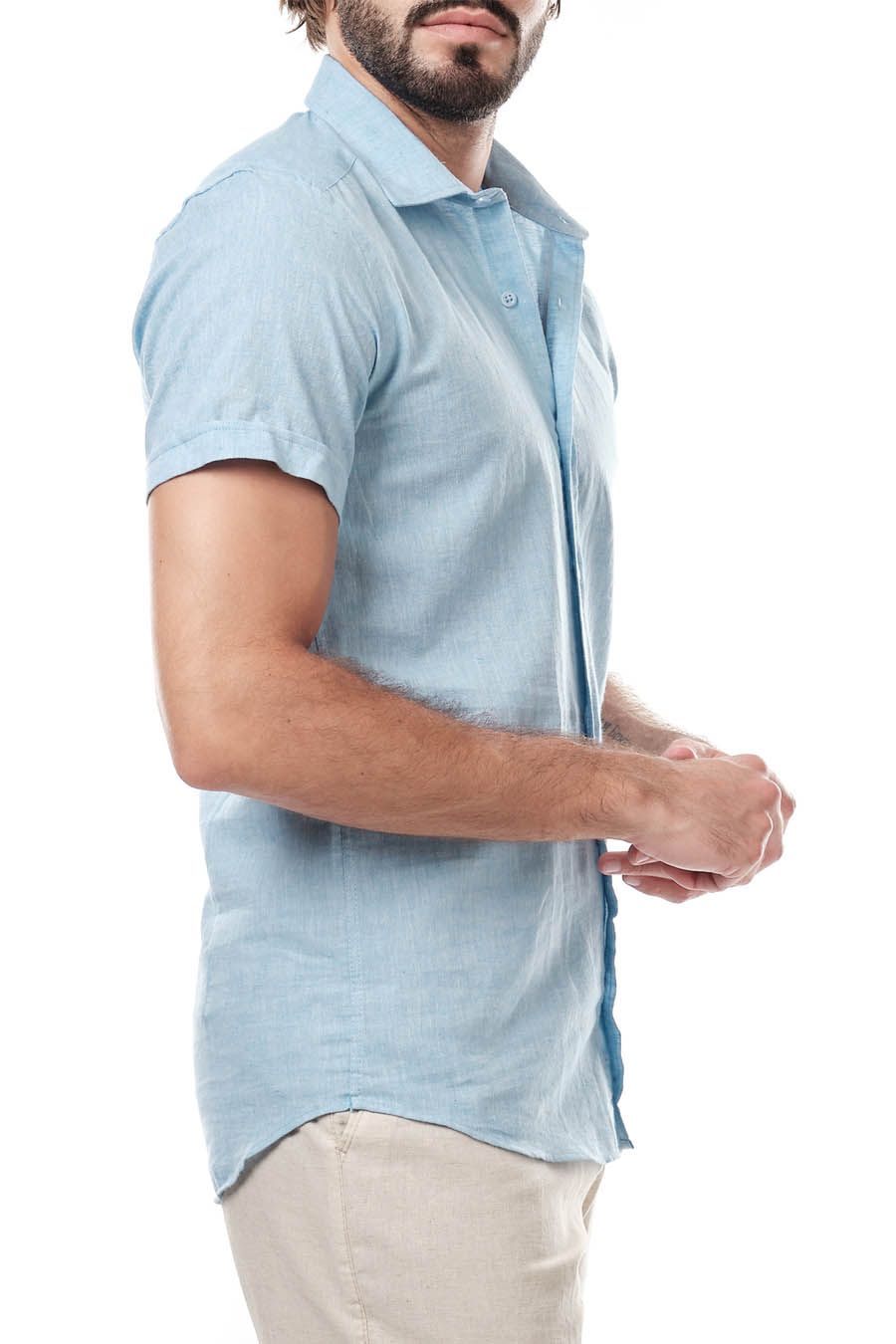 Camicia da uomo Vicente, Azzurro 3