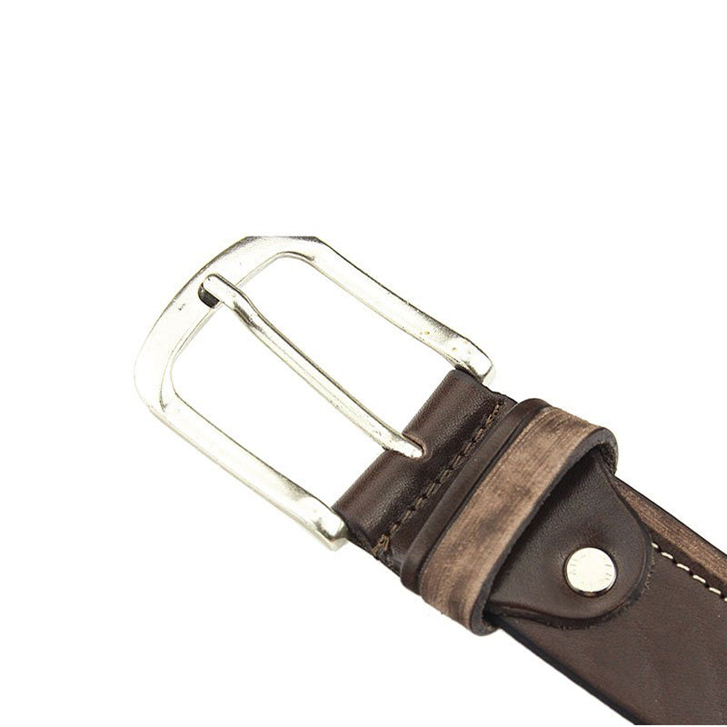 Pierre Cardin | Cintura da uomo in vera pelle GCB236, Marrone scuro 2