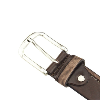 Pierre Cardin | Cintura da uomo in vera pelle GCB236, Marrone scuro 2