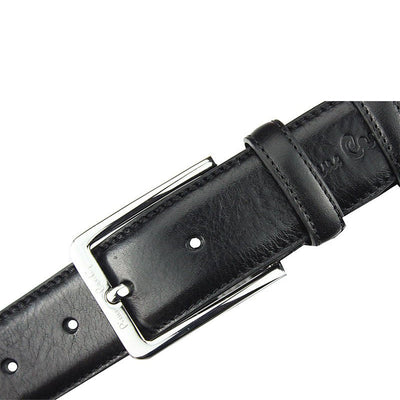 Pierre Cardin | Cintura da uomo in vera pelle GCB240, Nero 5