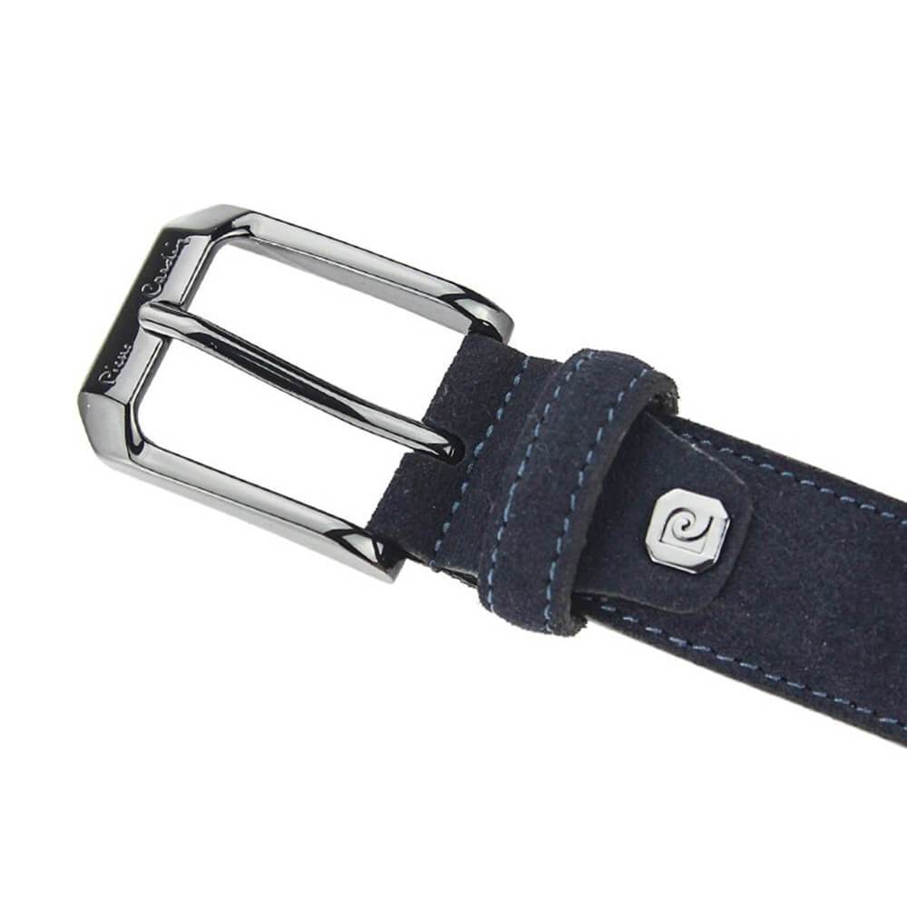 Pierre Cardin | Cintura da uomo in vera pelle GCB256, Blu marino 4