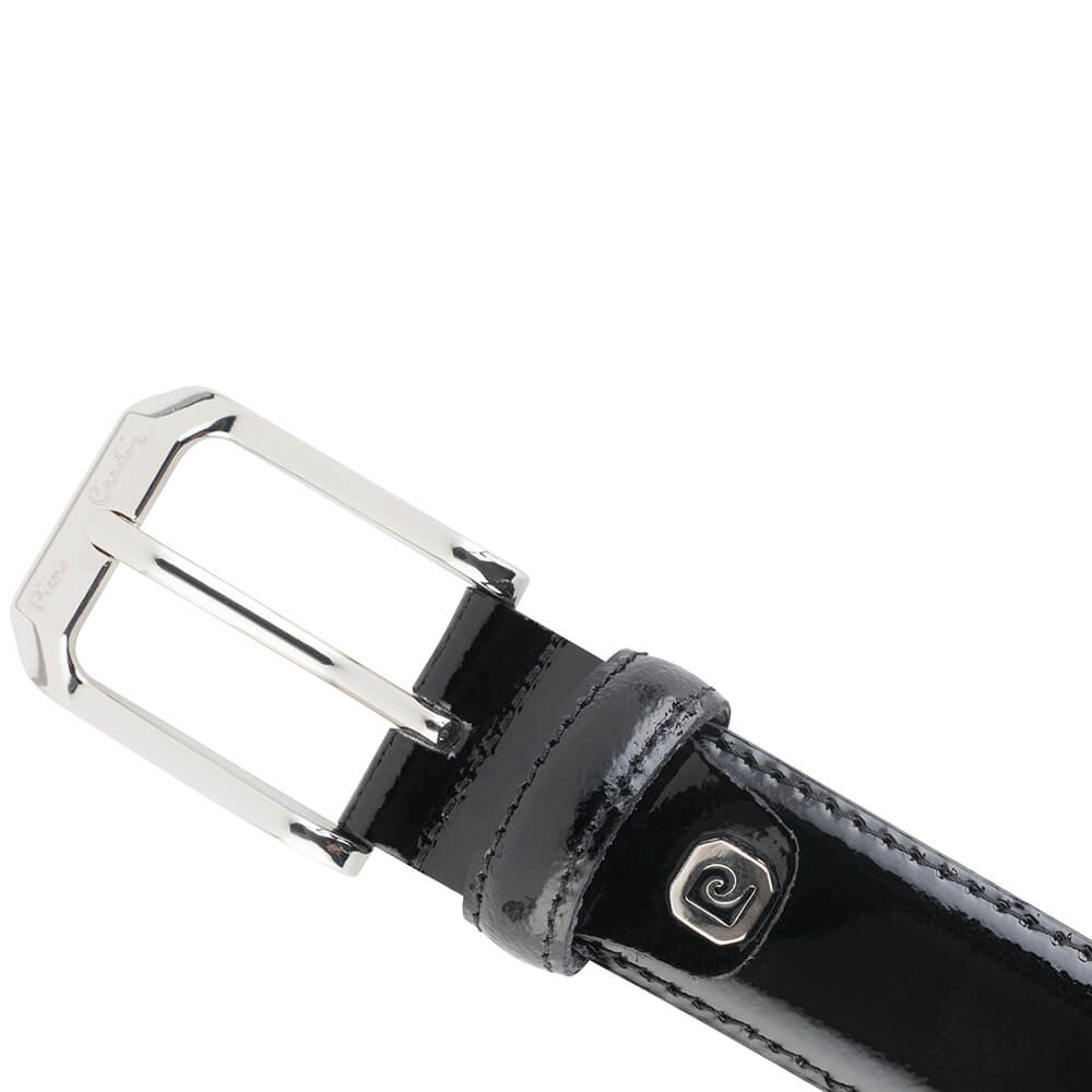 Pierre Cardin | Cintura da uomo in vera pelle GCB283, Nero 3